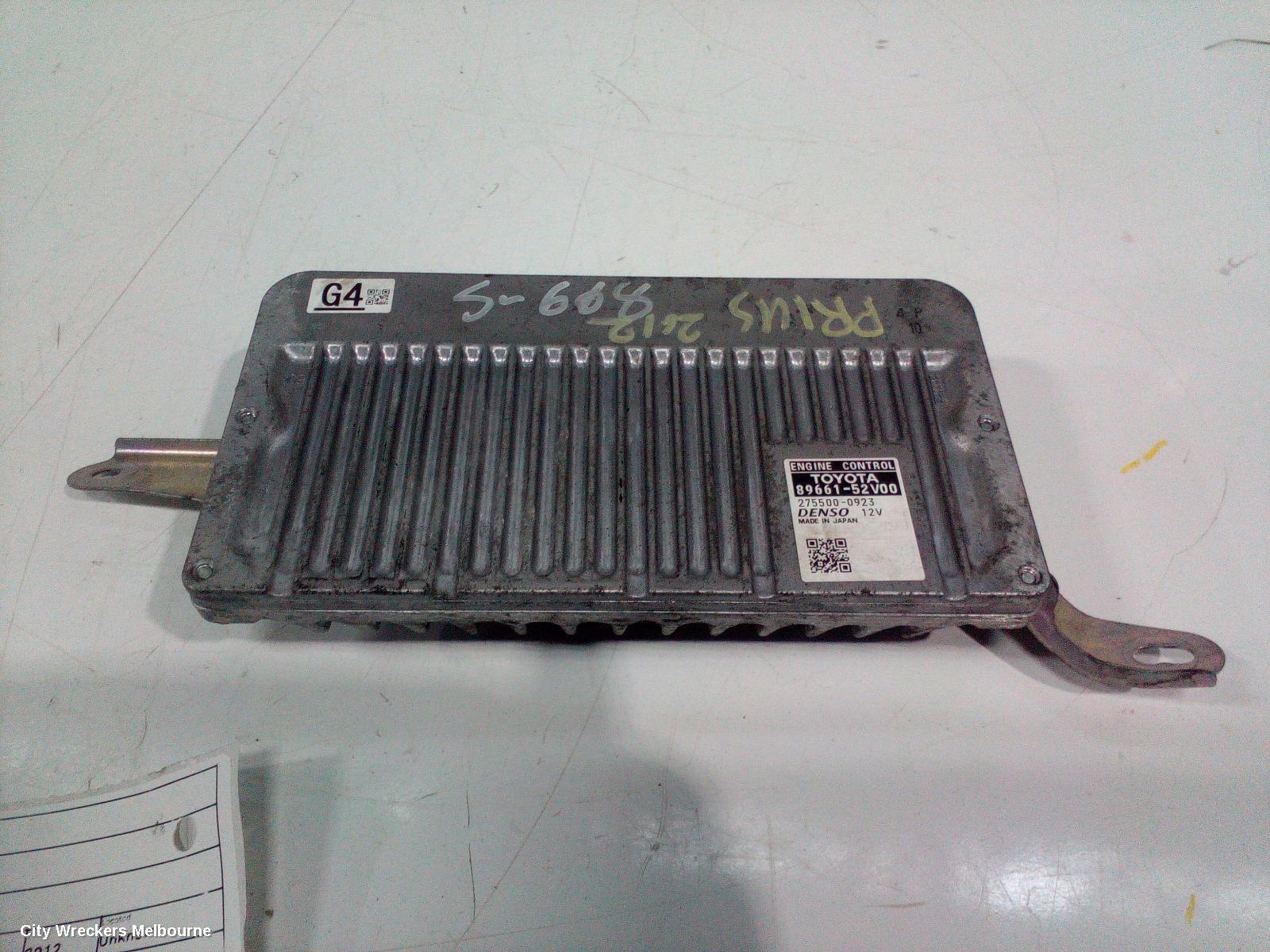 TOYOTA PRIUS ECU, NHP10R, ENGINE ECU, 1.5, PETROL, ECU ONLY, 12/2011 ONWARDS