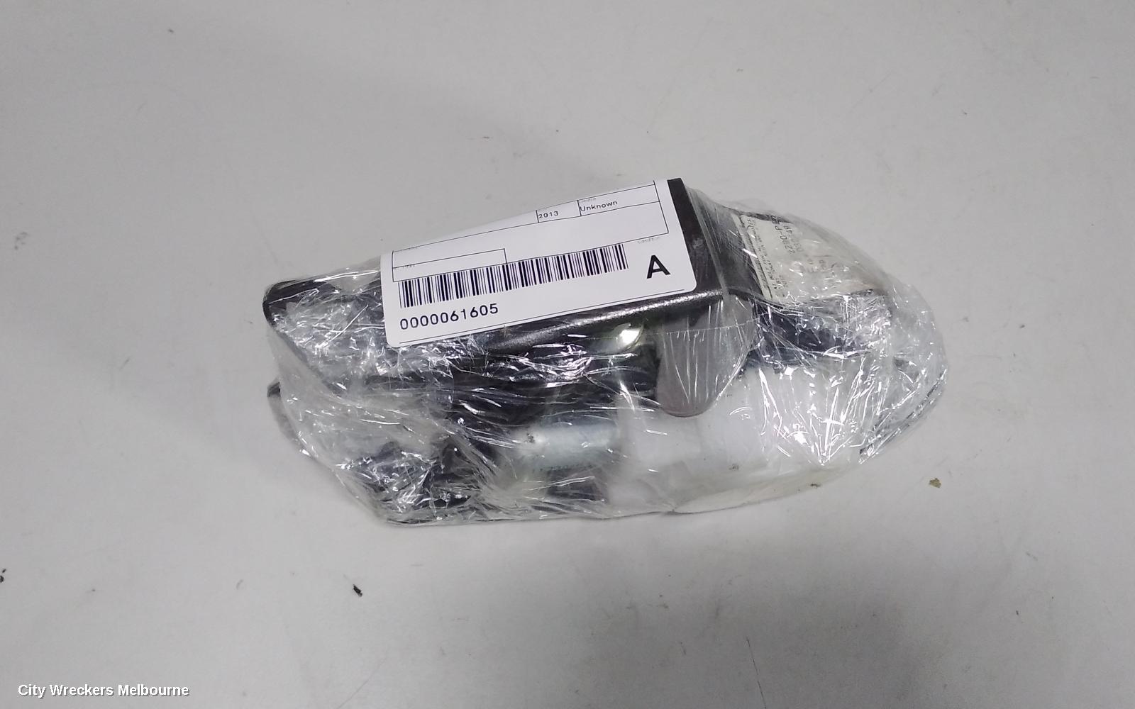 TOYOTA KLUGER SEATBELT/STALK, LH FRONT, SEAT BELT ONLY, GSU40-GSU45, 07/2010 - 02/2014