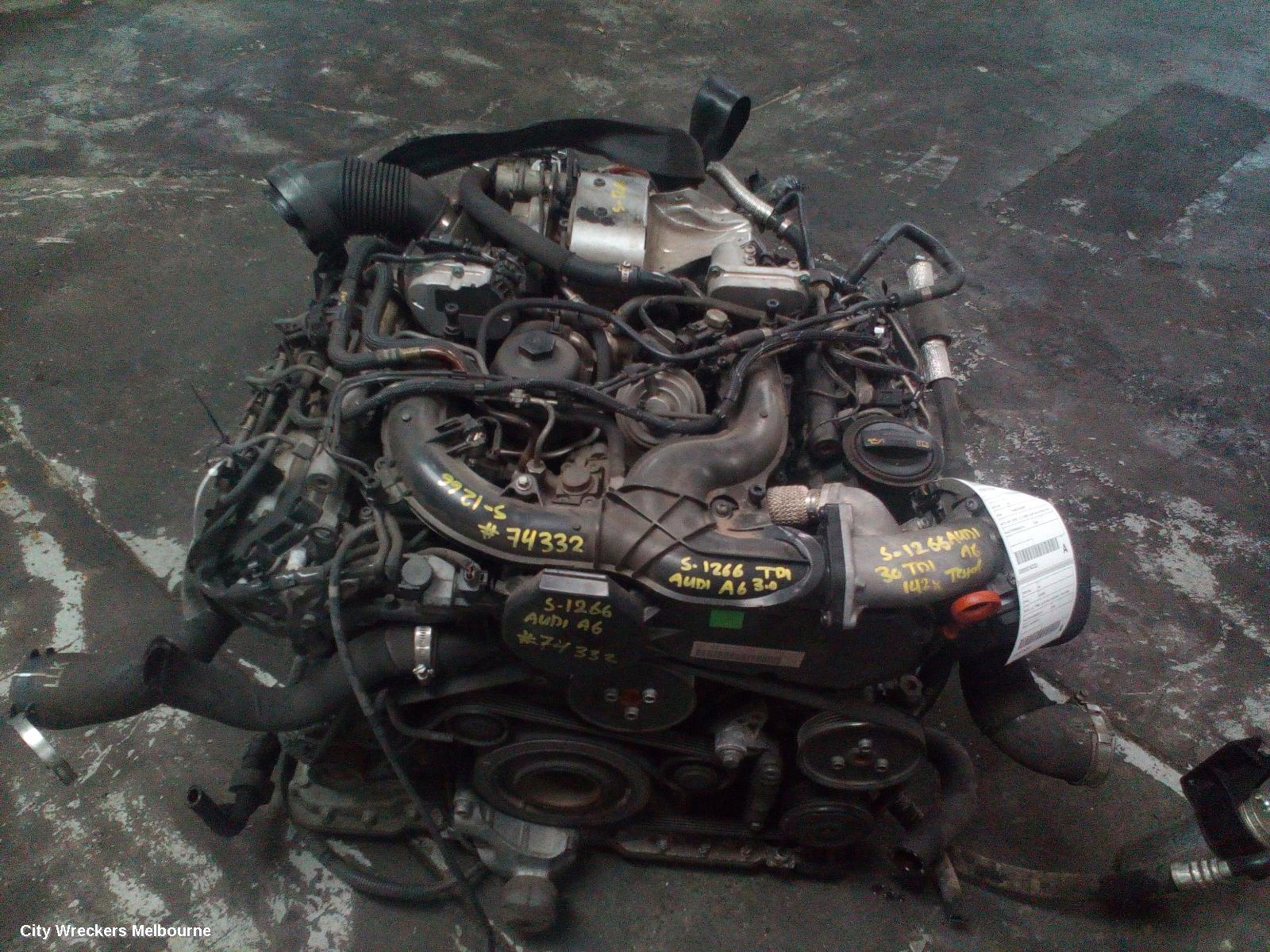 AUDI A6 ENGINE, DIESEL, 3.0, TURBO, C6/4F (A6), ASB CODE, 11/2004 - 09/2008