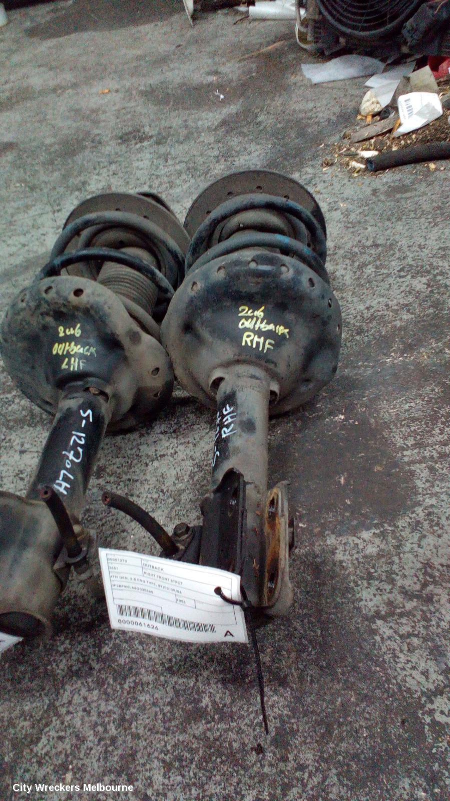 SUBARU OUTBACK RIGHT FRONT STRUT, 4TH GEN, 2.5 ENG TYPE, 09/2003 - 09/2006