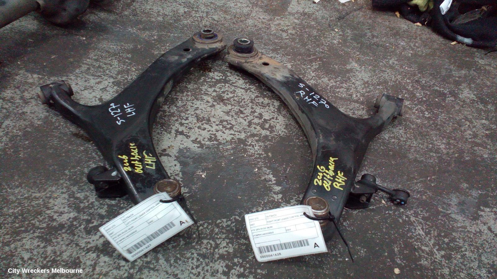 SUBARU OUTBACK RIGHT FRONT LOWER CONTROL ARM, 4TH GEN 09/2003 - 08/2009