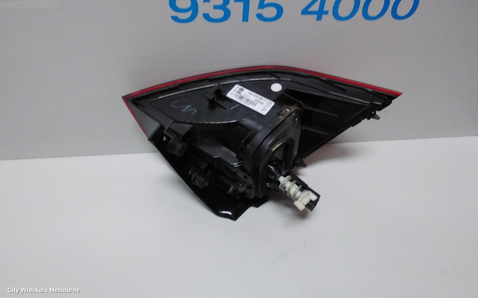 VOLKSWAGEN GOLF RIGHT TAILLIGHT, GEN 7, HATCH, STANDARD, NON LED TYPE, 03/2013 - 03/2017