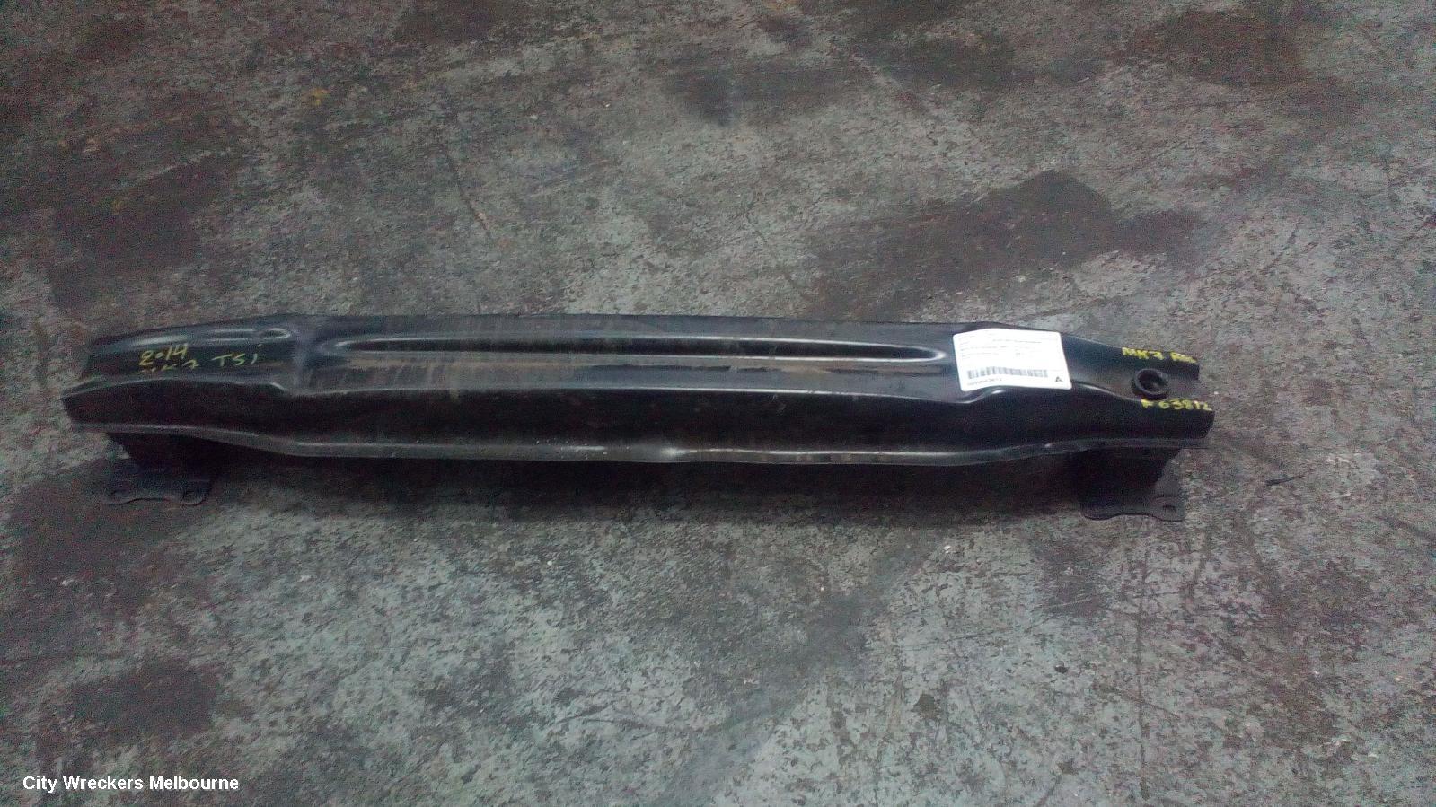 VOLKSWAGEN GOLF R/BAR BRACKET/REINFO, MAIN REINFORCEMENT, GEN 7, HATCH, 03/2013 ONWARDS