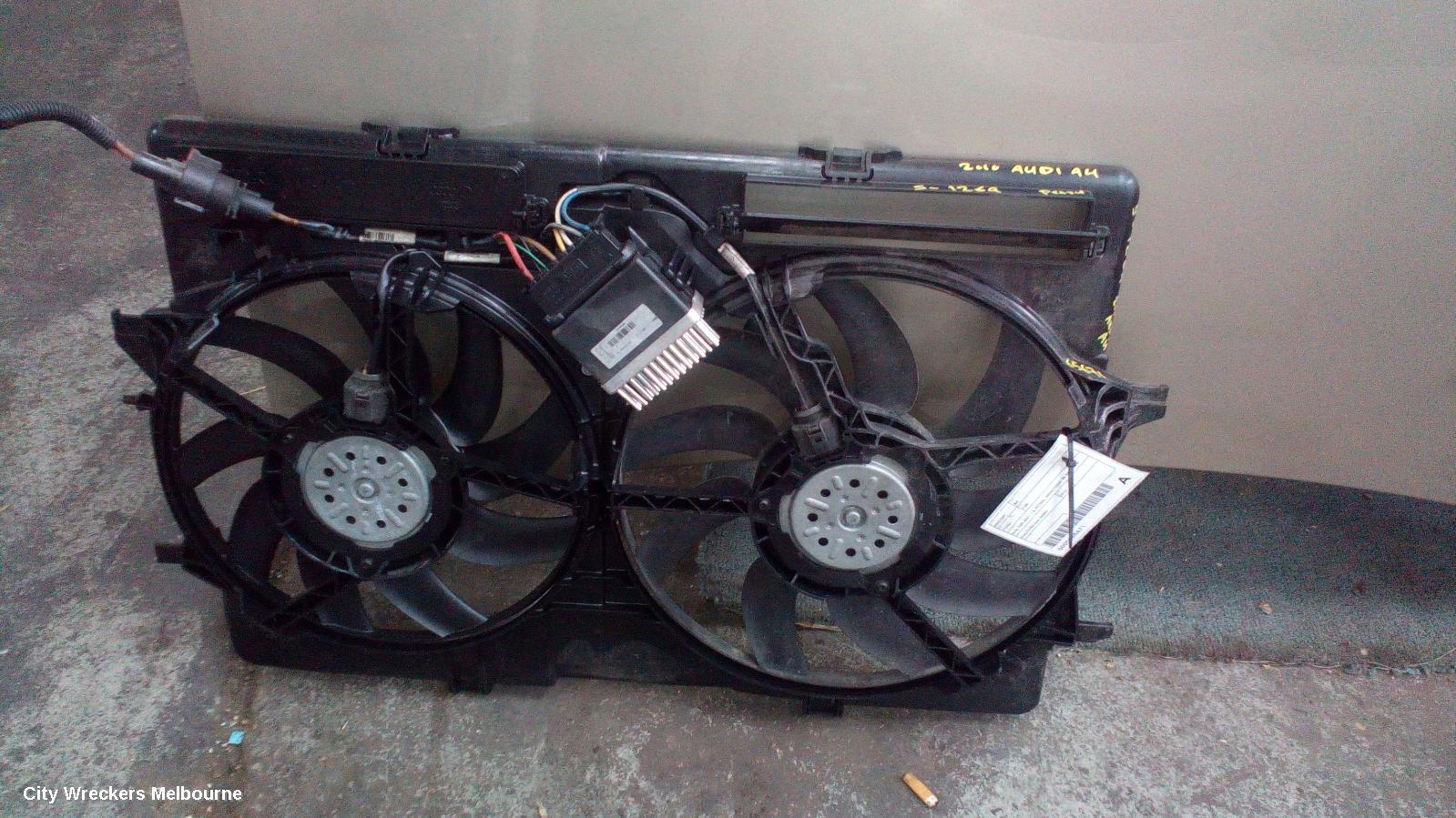 AUDI A4 FAN, DUAL FAN ASSY, 1.8, PETROL, 400W/200W, B8 8K, 02/2008 - 09/2015