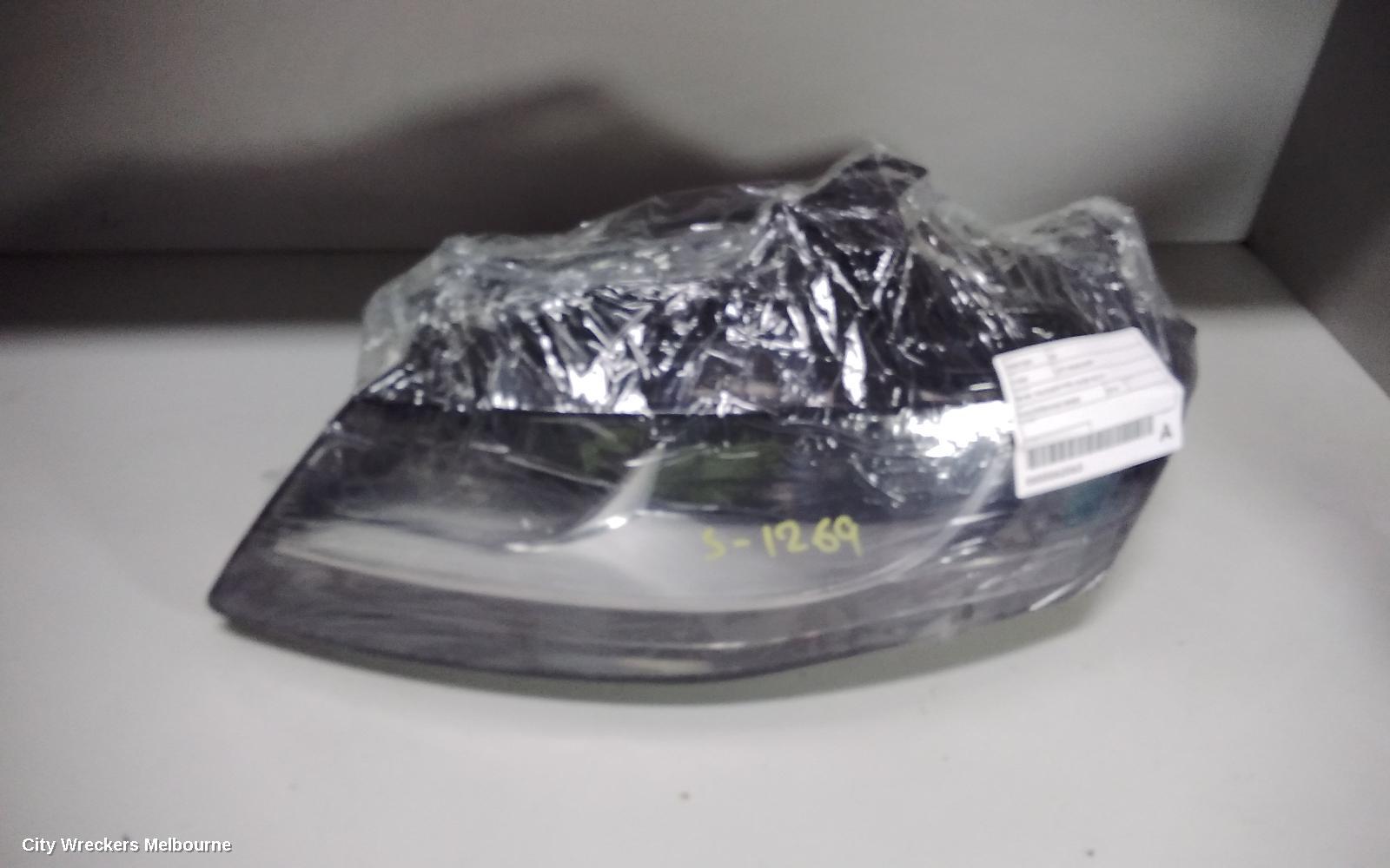 AUDI A4 LEFT HEADLAMP, B8 8K, HALOGEN TYPE, 02/2008 - 06/2012