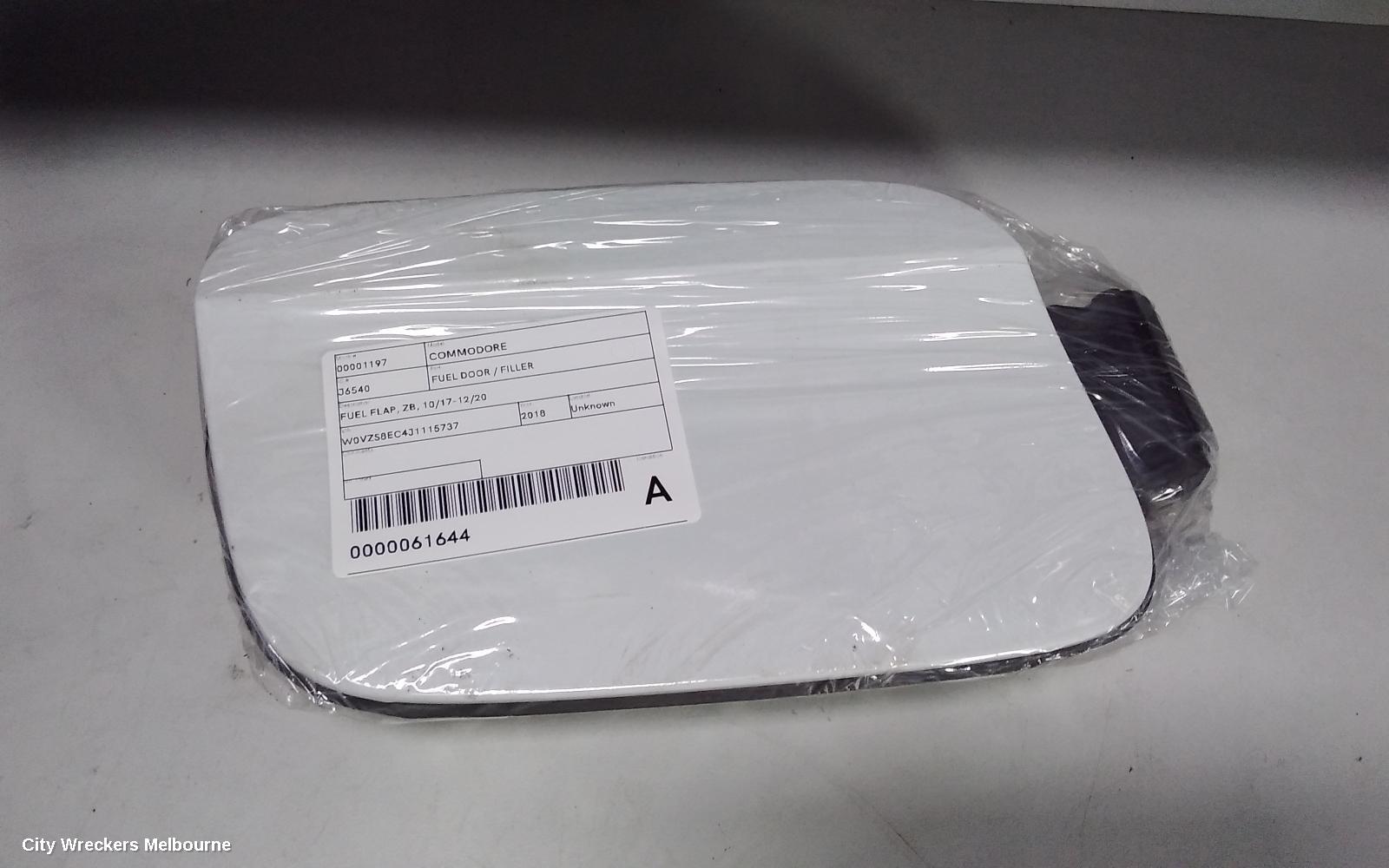 HOLDEN COMMODORE FUEL DOOR / FILLER, FUEL FLAP, ZB, 10/2017 - 12/2020