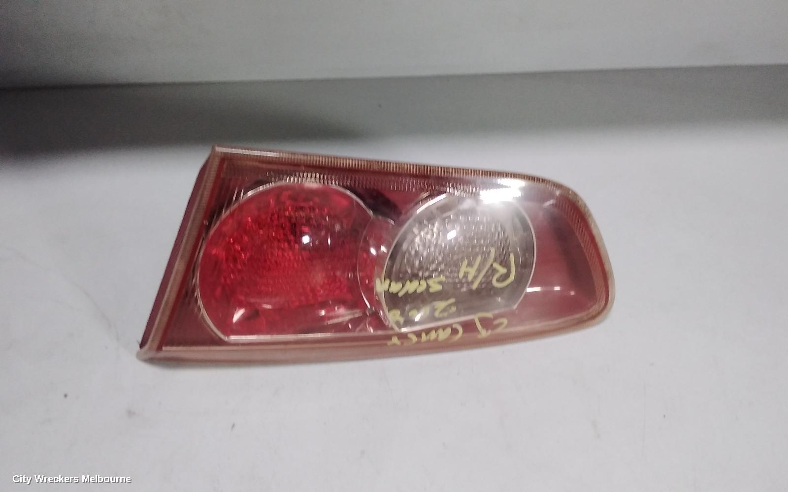 MITSUBISHI LANCER REAR GARNISH, BOOTLID LAMP (RH SIDE), CJ, SEDAN, RED INSERT TYPE, 07/2007 - 07/2009