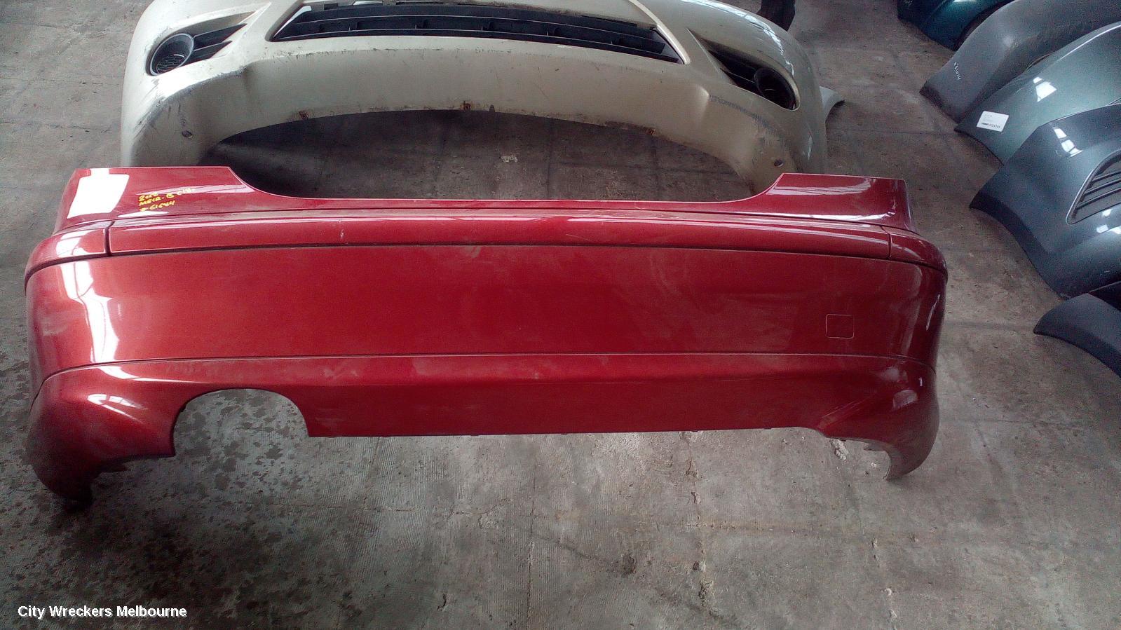 MERCEDES C CLASS REAR BUMPER, W203, SEDAN, CLASSIC, PAINTED TOP MOULD, 11/2000 - 06/2007