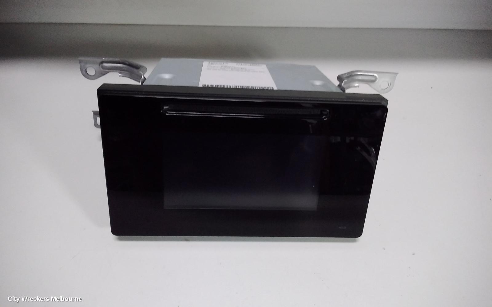 TOYOTA COROLLA RADIO/CD/DVD/SAT/TV, 7IN TOUCHSCREEN (P/N ON FACE 100521), ZRE182R, HATCH, 03/2015 - 06/2018