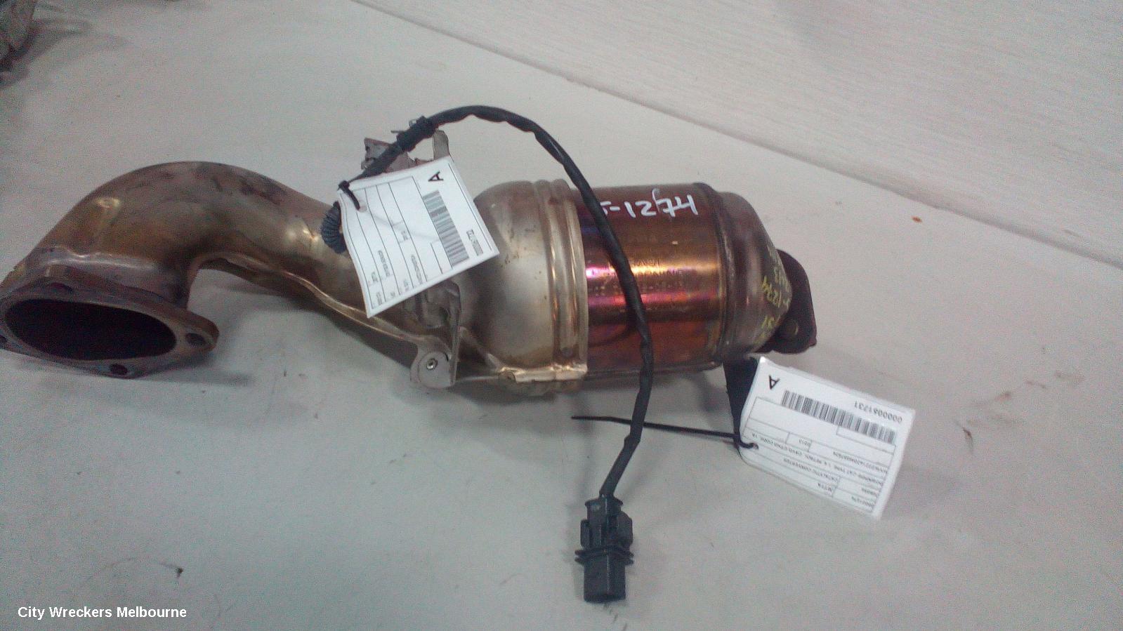 VOLKSWAGEN JETTA CATALYTIC CONVERTER, DOWNPIPE-CAT TYPE, 1.4, PETROL, CAVD/CTHD CODE, 1B, 02/2011 - 12/2017