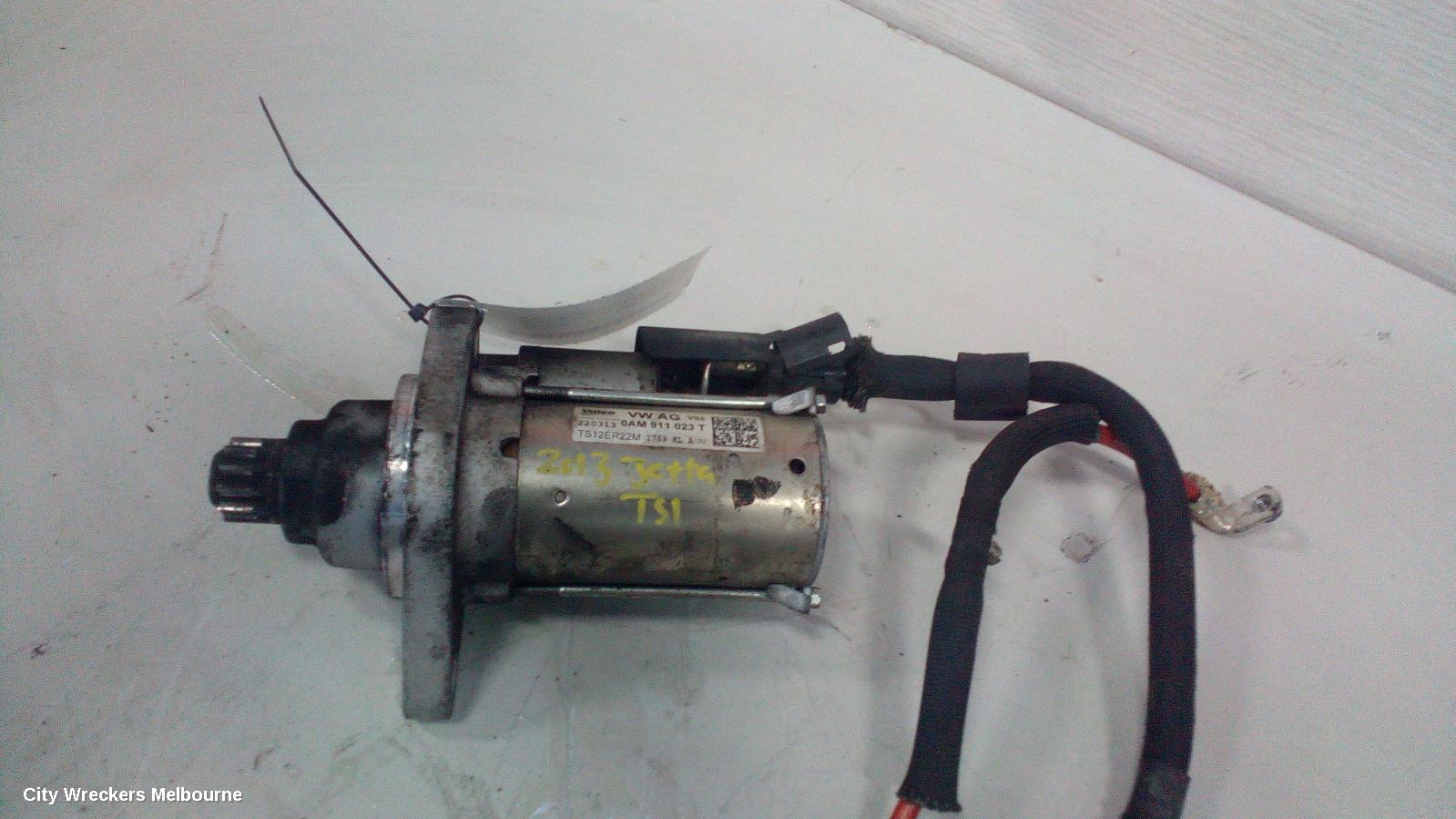 VOLKSWAGEN JETTA STARTER, PETROL, 1.4, CAVD/CTHD CODE, AUTO T/M, VALEO, 1B, 02/2011 - 12/2017
