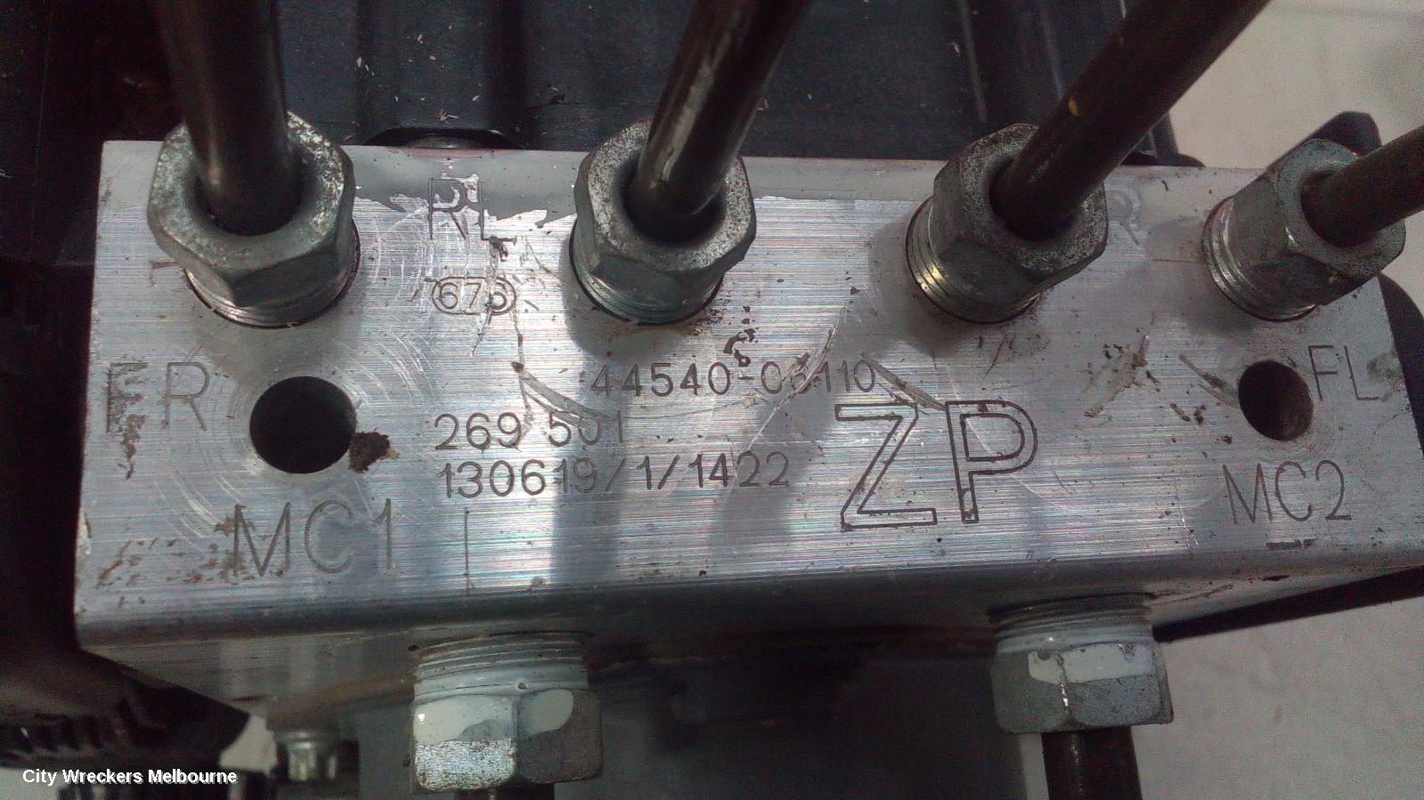 TOYOTA CAMRY ABS PUMP/MODULATOR, ASV50, STANDARD (NON HYBRID), P/N 4454006110, 12/2011 - 05/2015