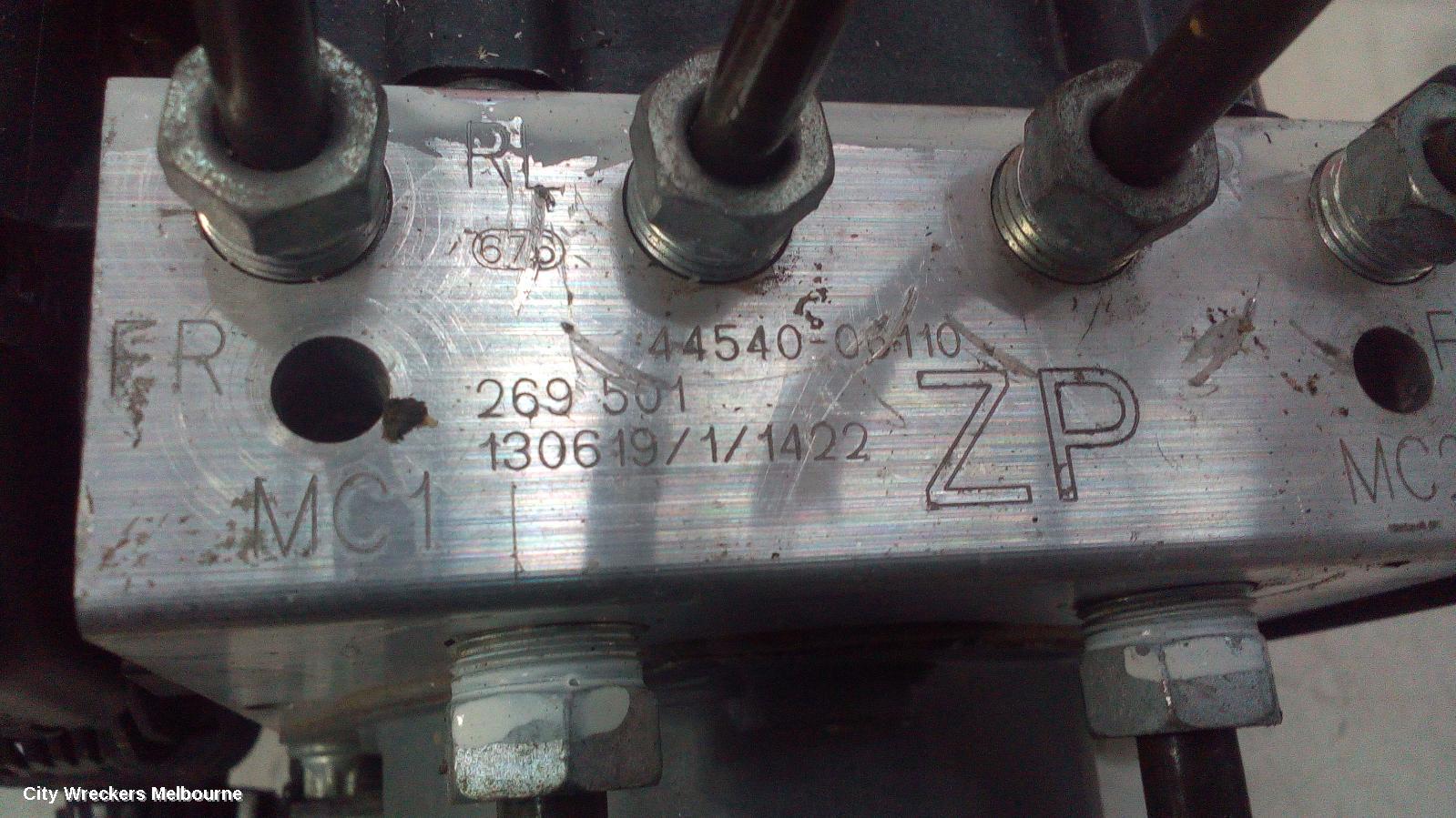 TOYOTA CAMRY ABS PUMP/MODULATOR, ASV50, STANDARD (NON HYBRID), P/N 4454006110, 12/2011 - 05/2015