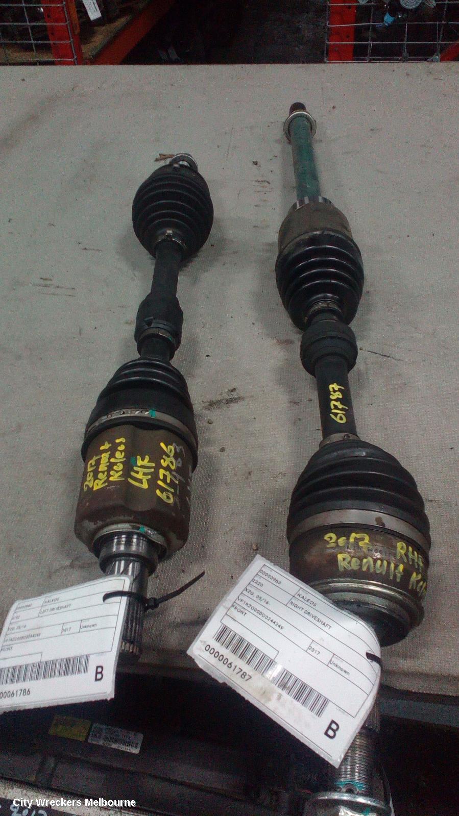 RENAULT KALEOS LEFT DRIVESHAFT, FRONT, AUTO, FWD, PETROL, XZG, 05/2016 ONWARDS