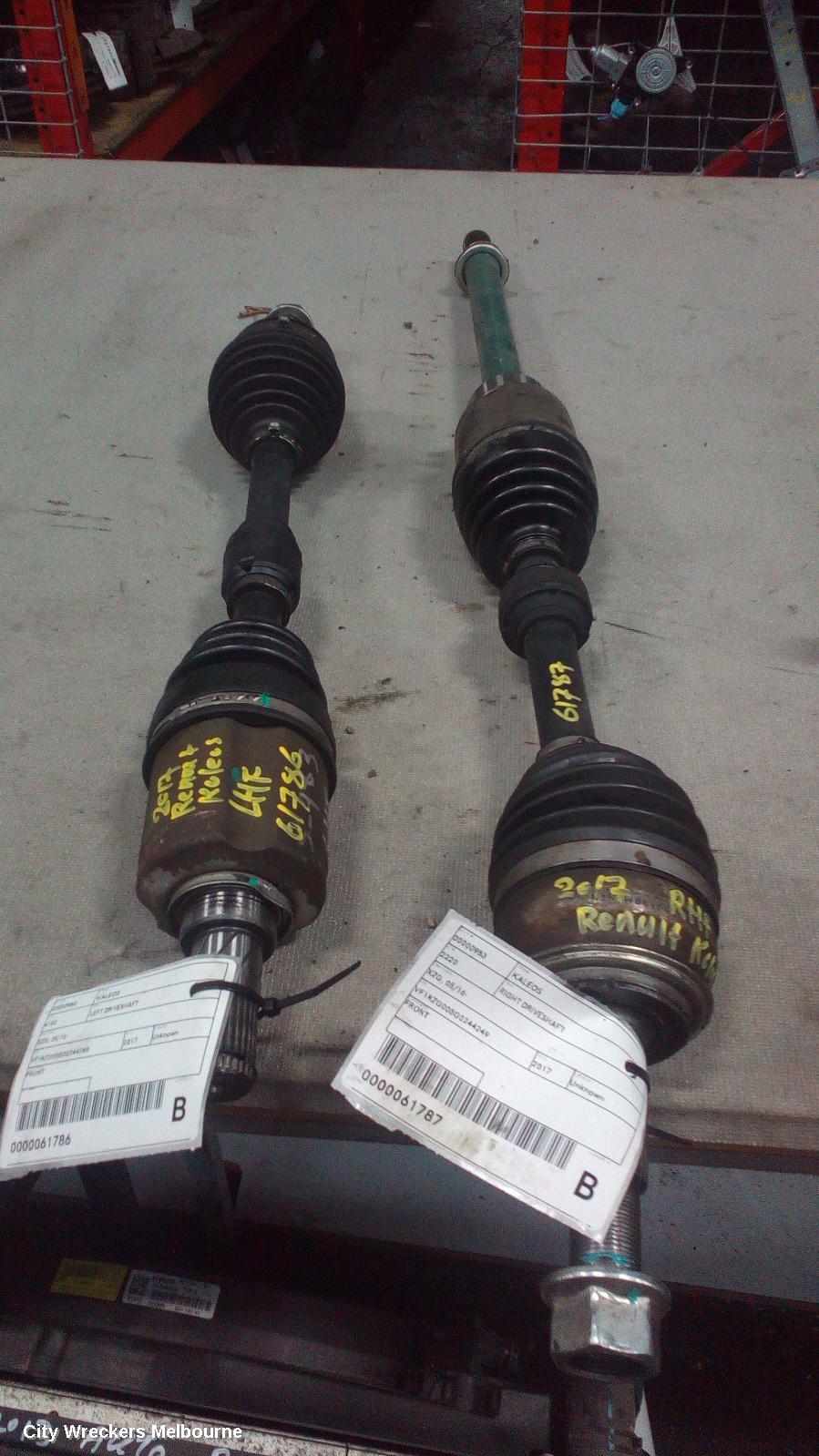 RENAULT KALEOS RIGHT DRIVESHAFT, FRONT, AUTO, FWD, PETROL, XZG, 05/2016 ONWARDS