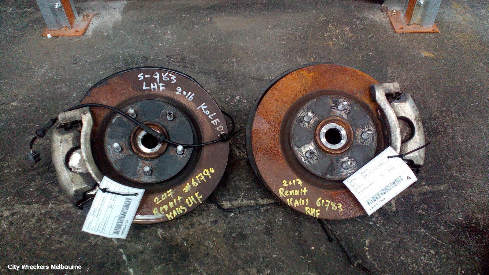 RENAULT KALEOS LEFT FRONT HUB ASSEMBLY, XZG, 05/2016 ONWARDS