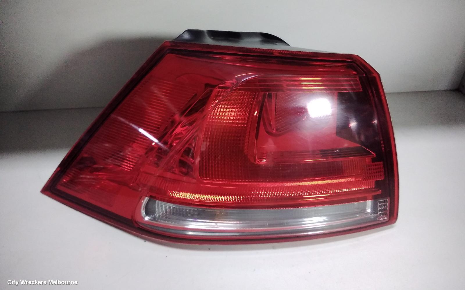 VOLKSWAGEN GOLF LEFT TAILLIGHT, GEN 7, HATCH, 03/2013 - 03/2017