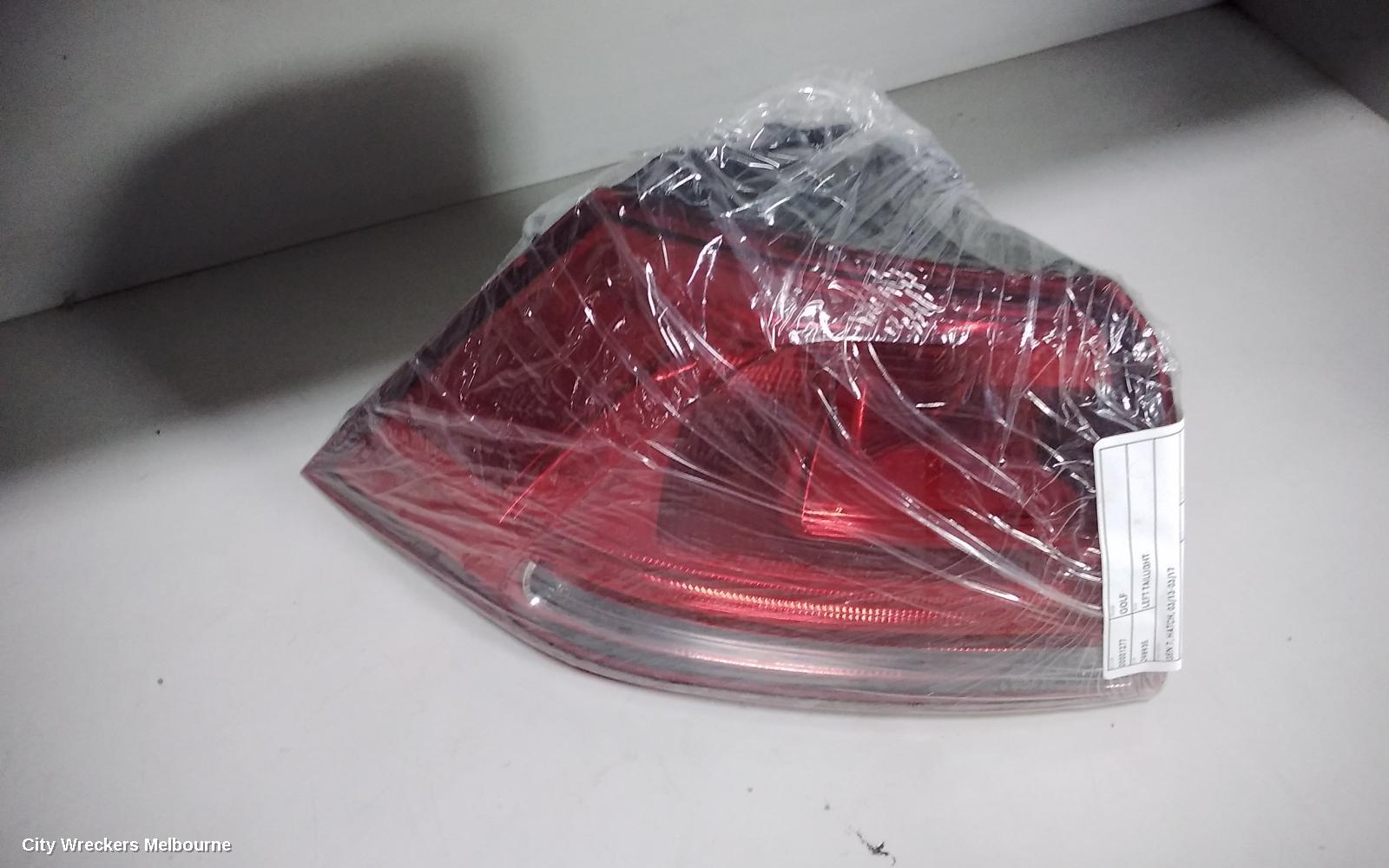 VOLKSWAGEN GOLF LEFT TAILLIGHT, GEN 7, HATCH, 03/2013 - 03/2017
