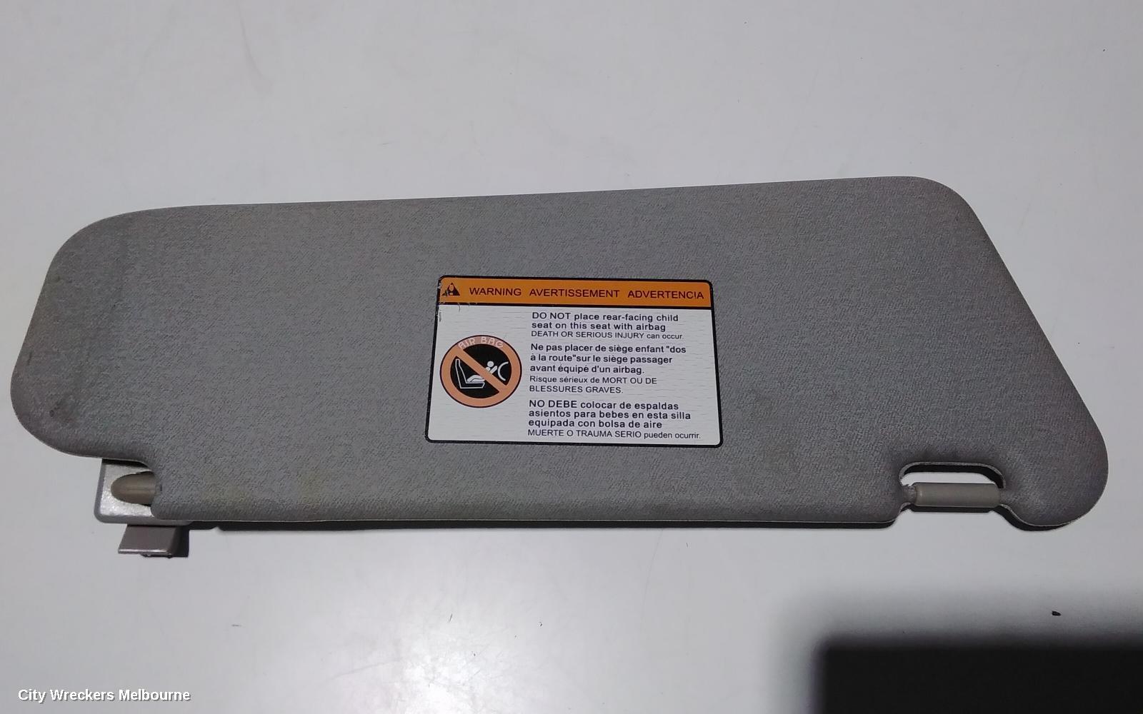 HOLDEN BARINA SUNVISOR, TK, LH SIDE, 12/2005 - 12/2012