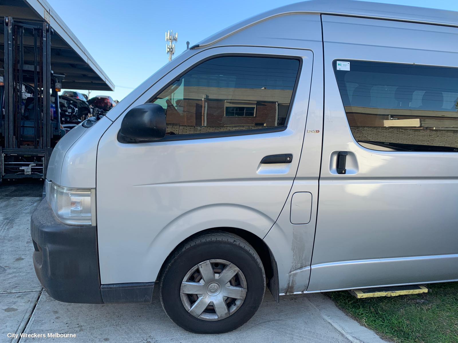 TOYOTA HIACE LEFT FRONT WINDOW REG/MOTOR, DOOR REG AND MOTOR ASSY, TRH/KDH, 03/2005 - 04/2019