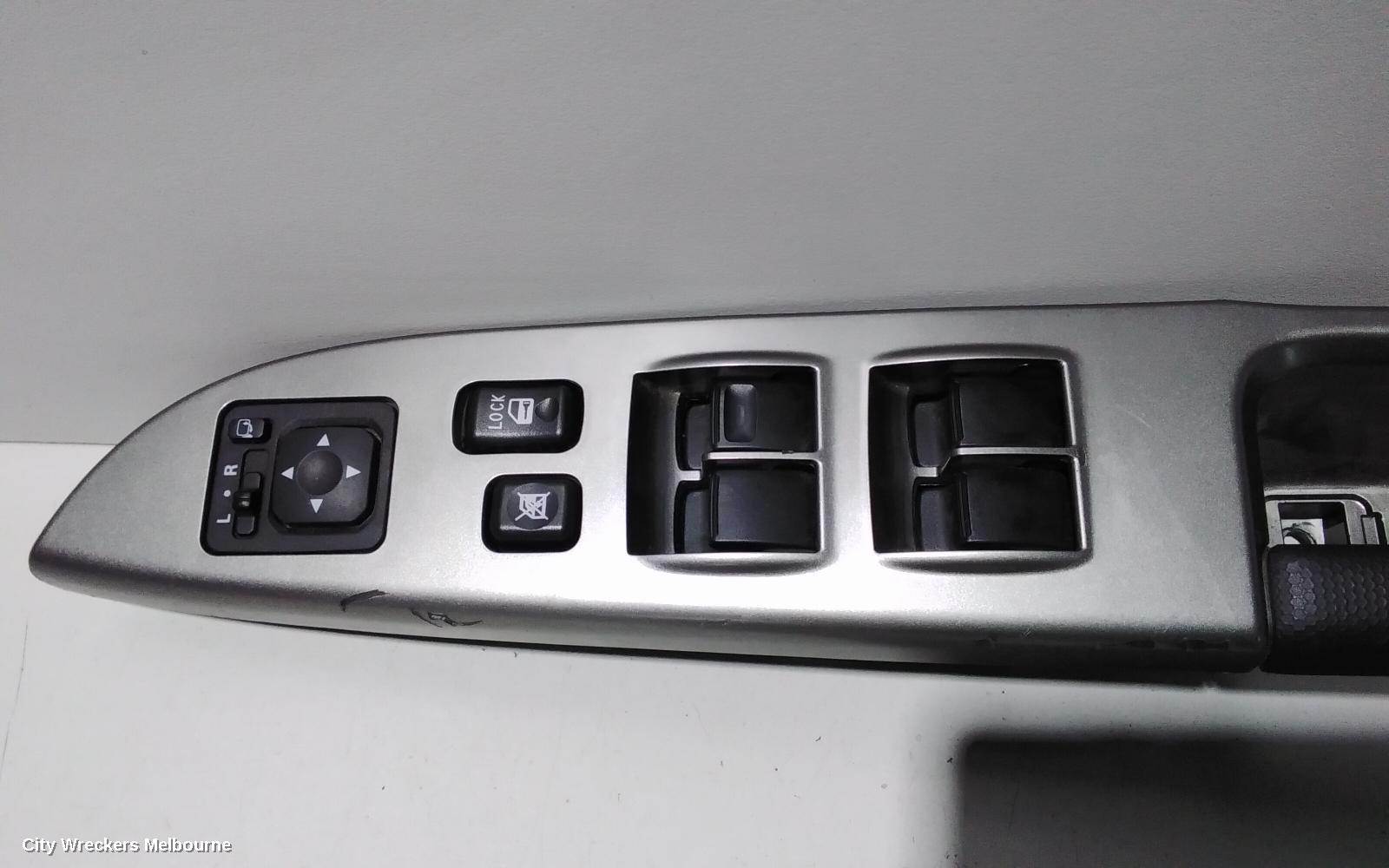 MITSUBISHI ASX PWR DR WIND SWITCH, RH FRONT (MASTER SWITCH), XB-XC, 07/2013 ONWARDS