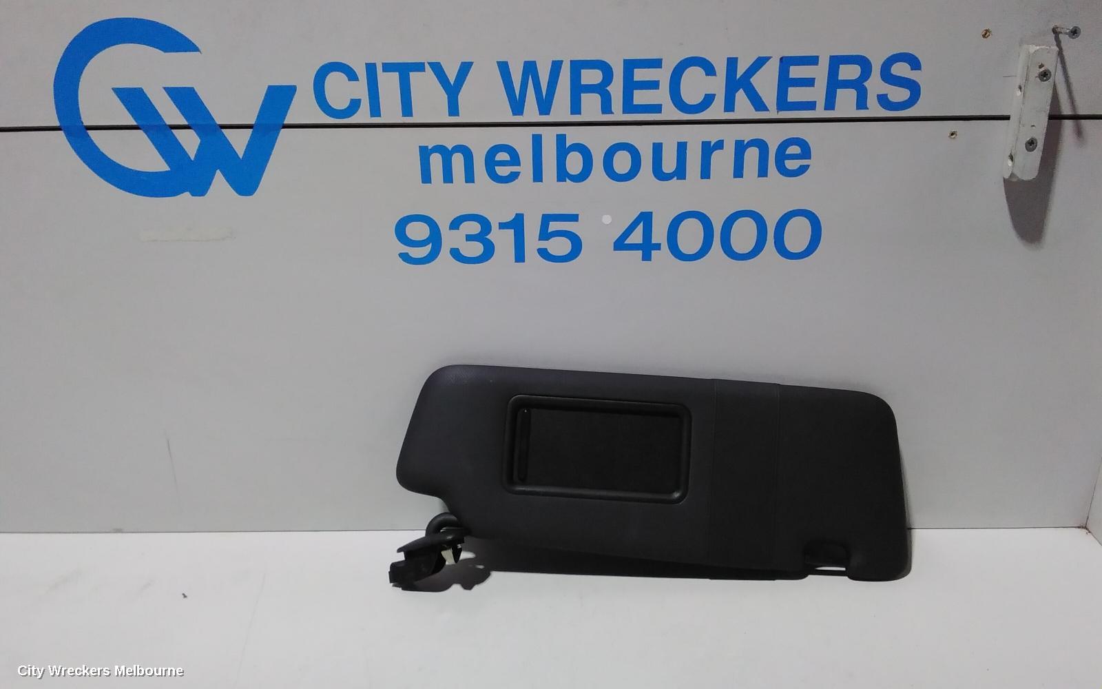 AUDI A4 SUNVISOR, B8 8K, RH SIDE, GREY,  02/2008 - 09/2015