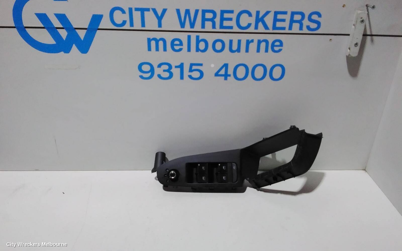 AUDI A4 PWR DR WIND SWITCH, RH FRONT (MASTER SWITCH), B8 8K, 02/2008 - 06/2012