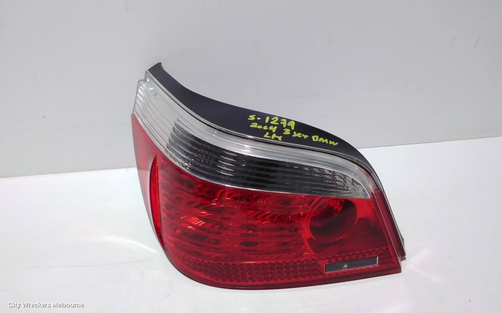 BMW 5 SERIES LEFT TAILLIGHT, E60, SEDAN, NON LED TYPE, 10/2003 - 02/2007