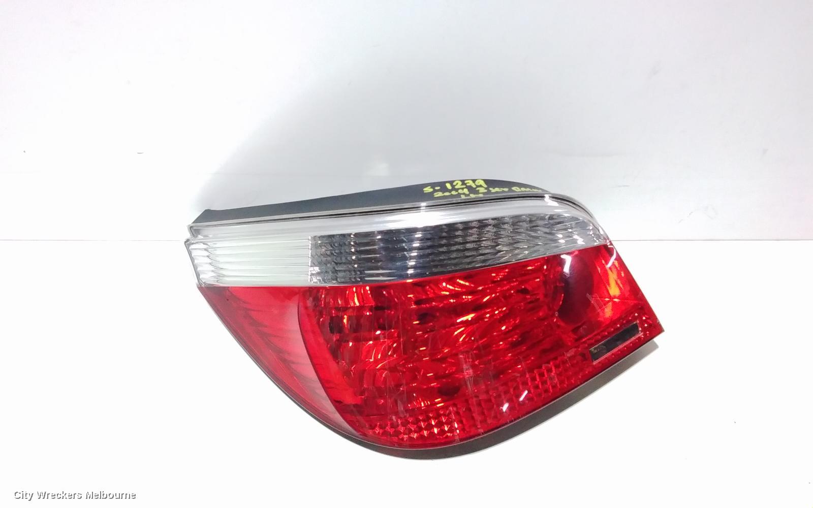 BMW 5 SERIES LEFT TAILLIGHT, E60, SEDAN, NON LED TYPE, 10/2003 - 02/2007
