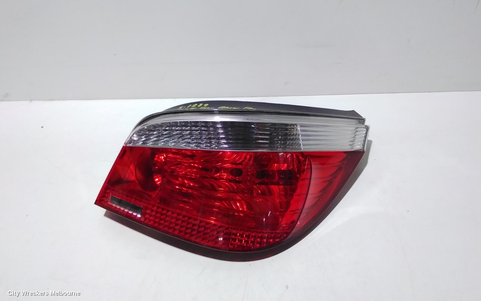 BMW 5 SERIES RIGHT TAILLIGHT, E60, SEDAN, NON LED TYPE, 10/2003 - 02/2007