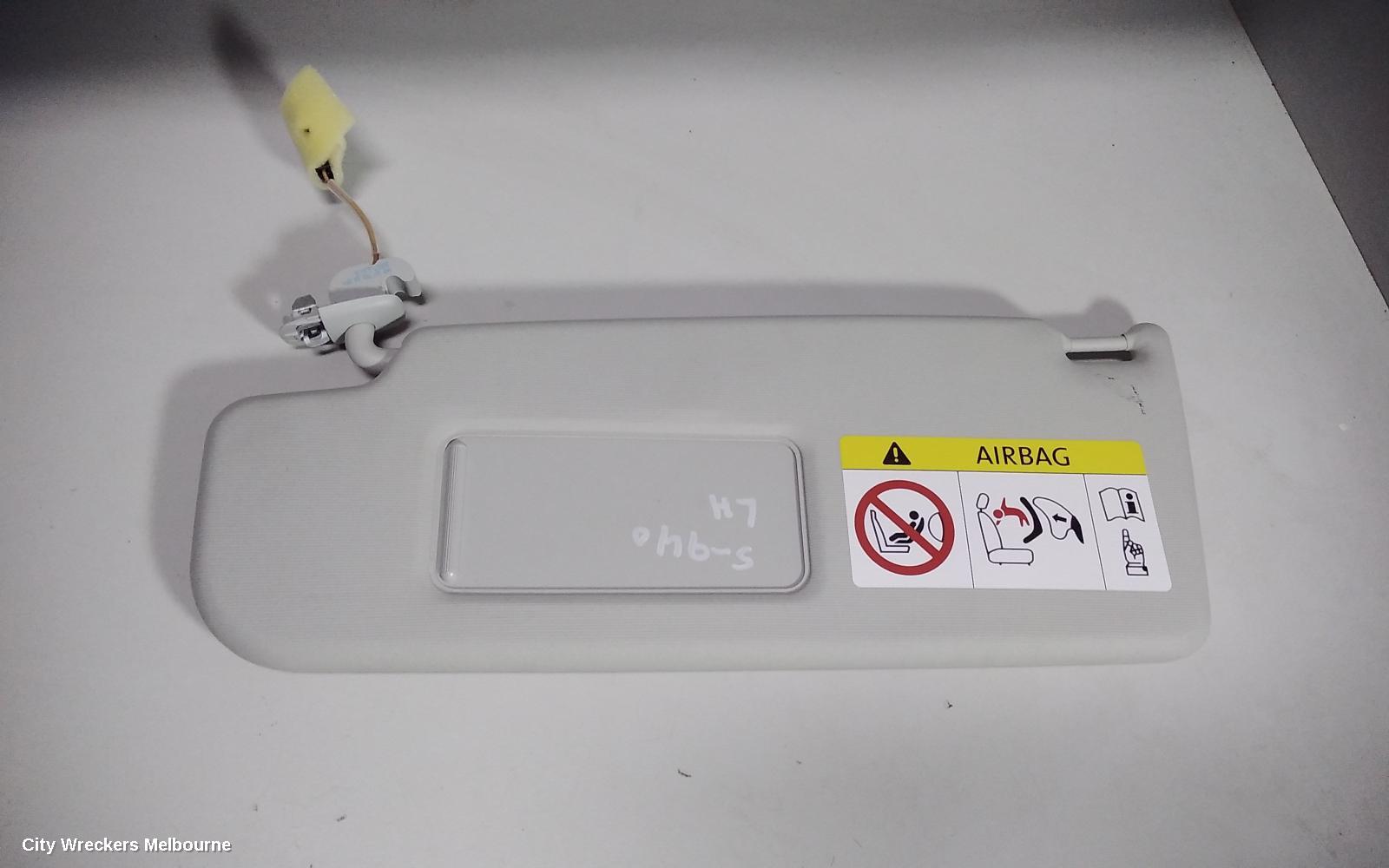 VOLKSWAGEN POLO SUNVISOR, 6R, LH SIDE, 05/2010 - 09/2017