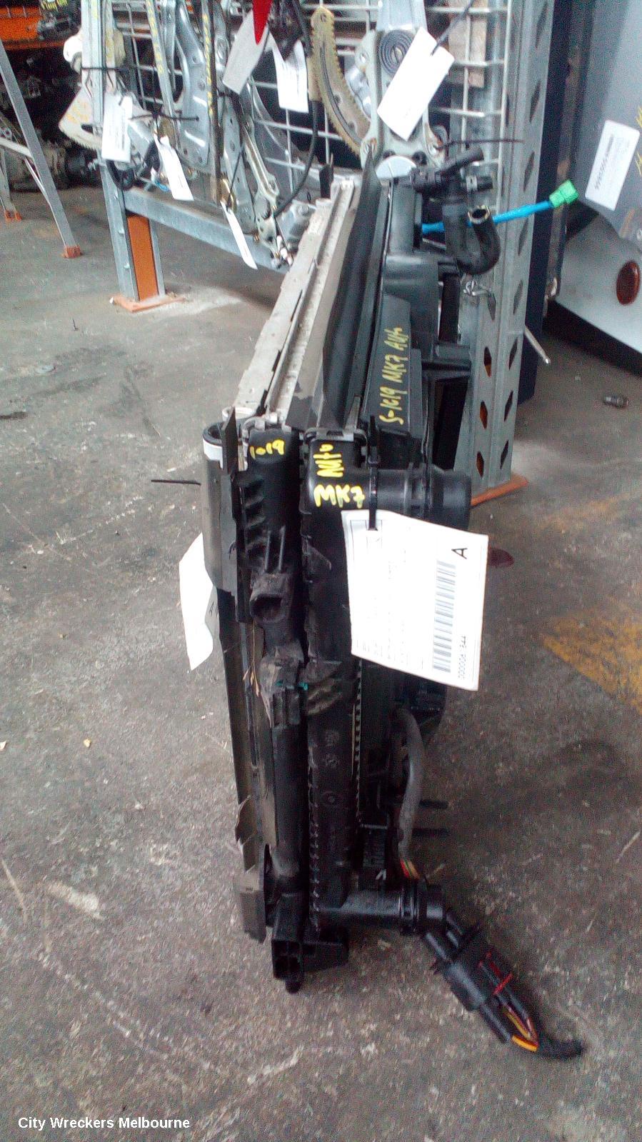 VOLKSWAGEN GOLF RADIATOR, SECONDARY RADIATOR (CLOSEST TO BUMPER), AUTO/MANUAL, 1.4, PETROL, GEN 7, 03/2013 ONWARDS
