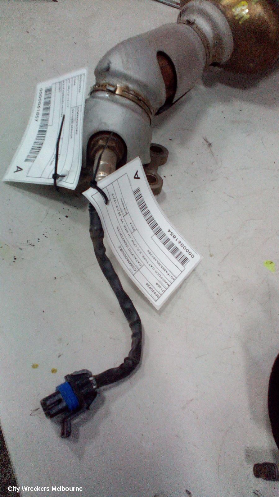 HOLDEN COMMODORE CATALYTIC CONVERTER, MANIFOLD-CAT TYPE, 3.0, LFW, LH SIDE, VF, 05/2013 - 12/2017