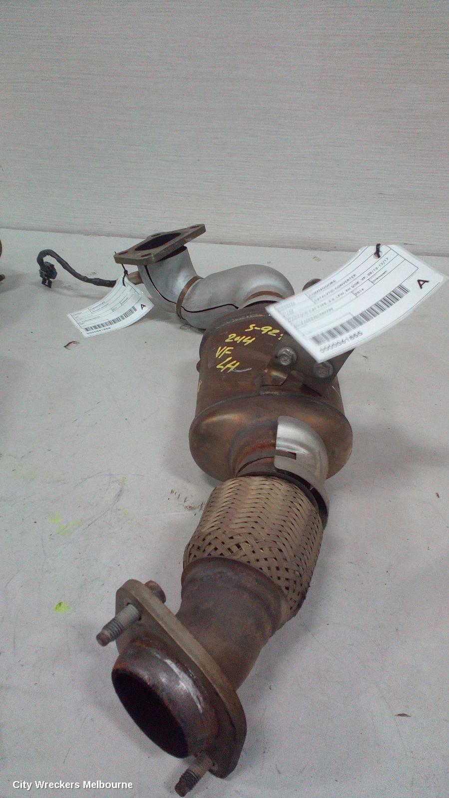 HOLDEN COMMODORE CATALYTIC CONVERTER, MANIFOLD-CAT TYPE, 3.0, LFW, RH SIDE, VF, 05/2013 - 12/2017