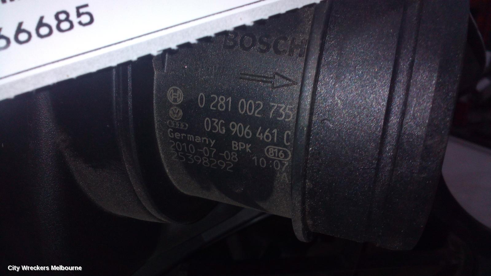 AUDI A4 AIR FLOW METER, 2.0, DIESEL, CAGA/CAGB CODE, B8 8K, 02/2008 - 06/2012