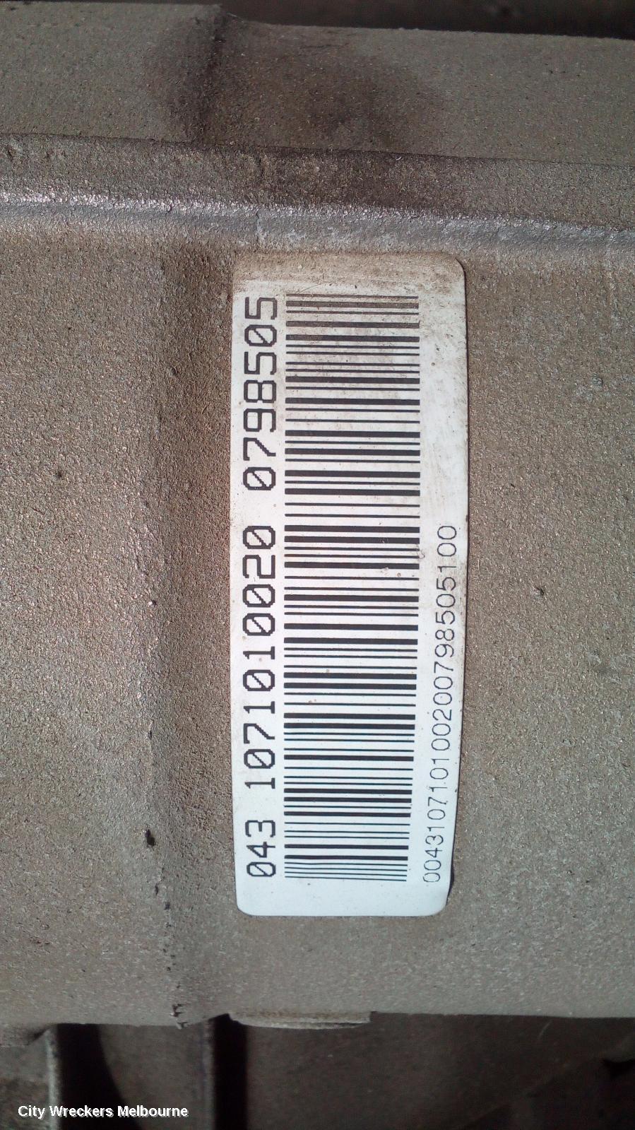 BMW 3 SERIES TRANS/GEARBOX, AUTO, PETROL, 2.0, 320I, N46, E90, 6HP19 QD TAG, 03/2005 - 09/2007
