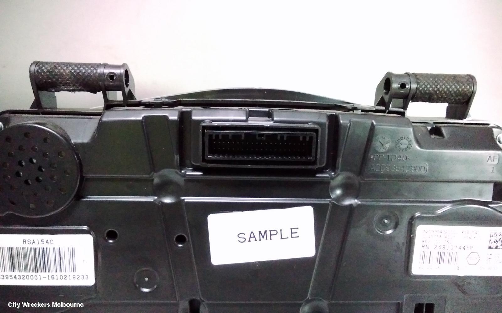 RENAULT KALEOS INSTRUMENT CLUSTER, XZG, 05/2016 ONWARDS