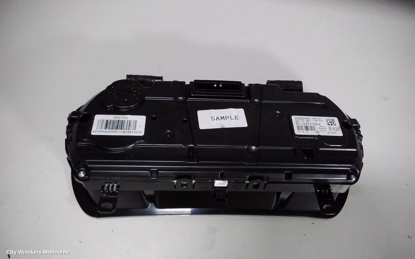 RENAULT KALEOS INSTRUMENT CLUSTER, XZG, 05/2016 ONWARDS