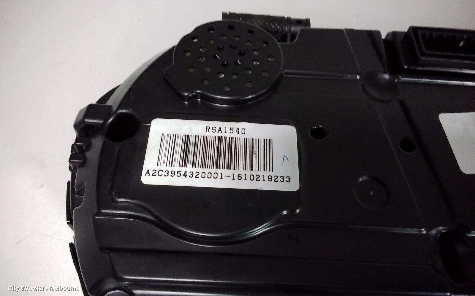 RENAULT KALEOS INSTRUMENT CLUSTER, XZG, 05/2016 ONWARDS