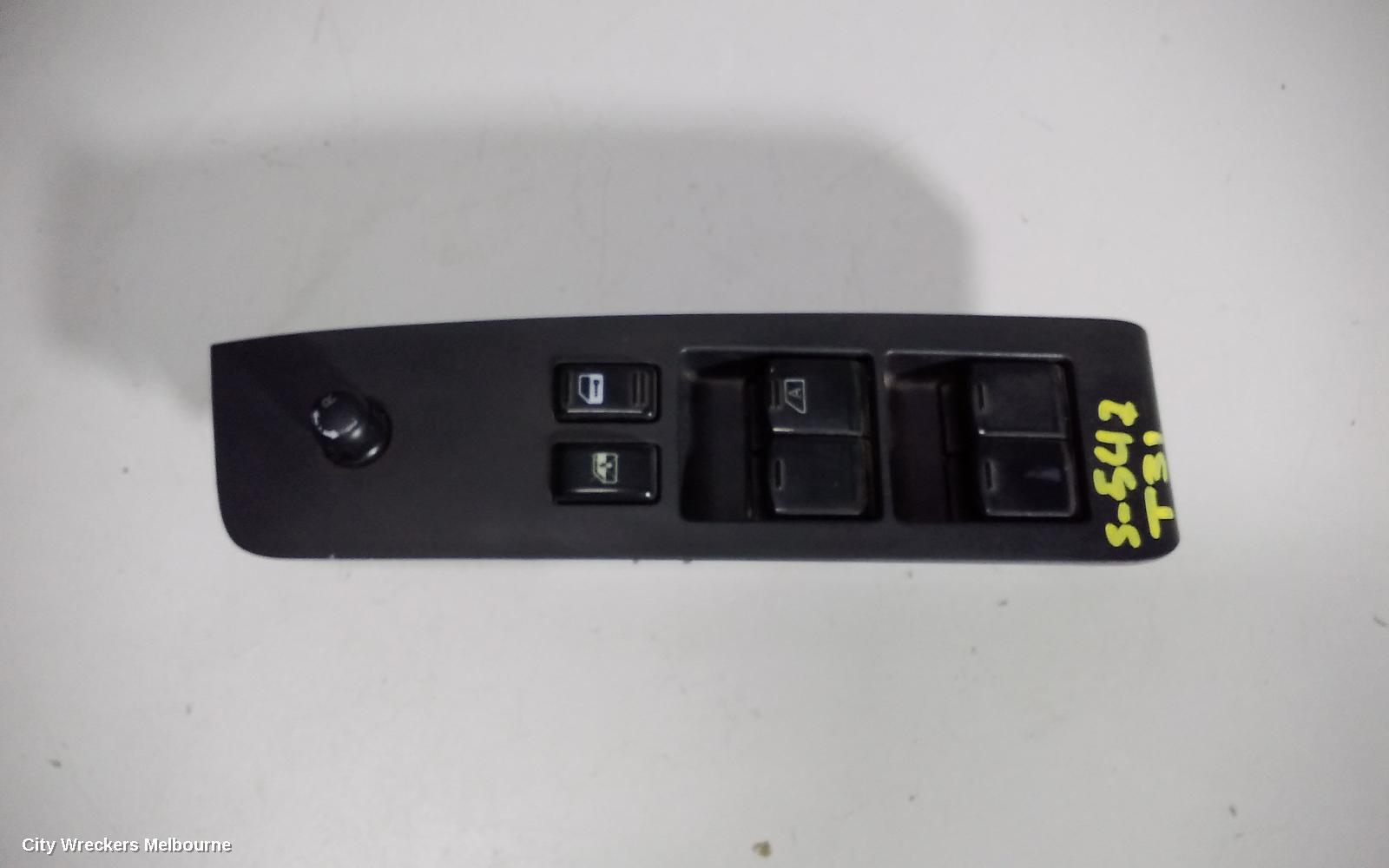 NISSAN XTRAIL PWR DR WIND SWITCH, RH FRONT (MASTER SWITCH), T31, 09/2007 - 12/2013