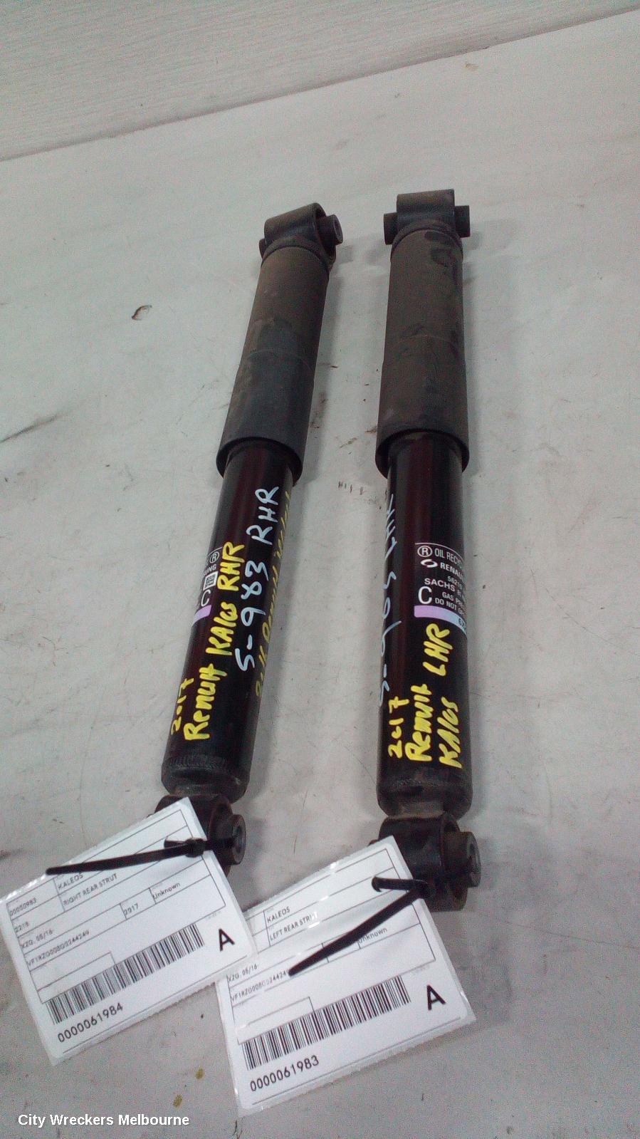 RENAULT KALEOS LEFT REAR STRUT, XZG, 05/2016 ONWARDS