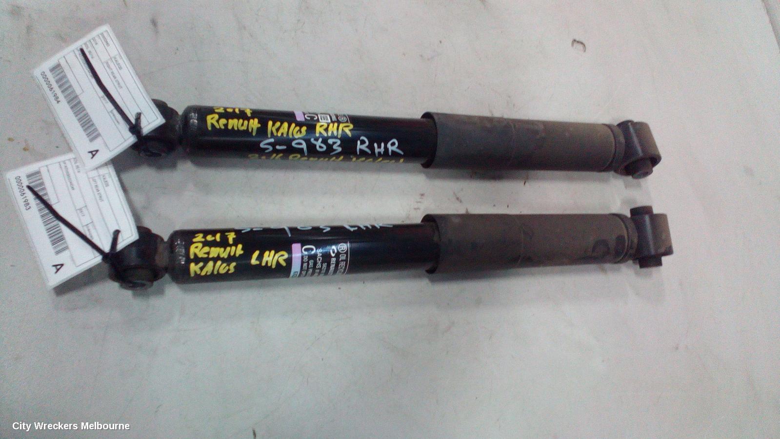 RENAULT KALEOS RIGHT REAR STRUT, XZG, 05/2016 ONWARDS