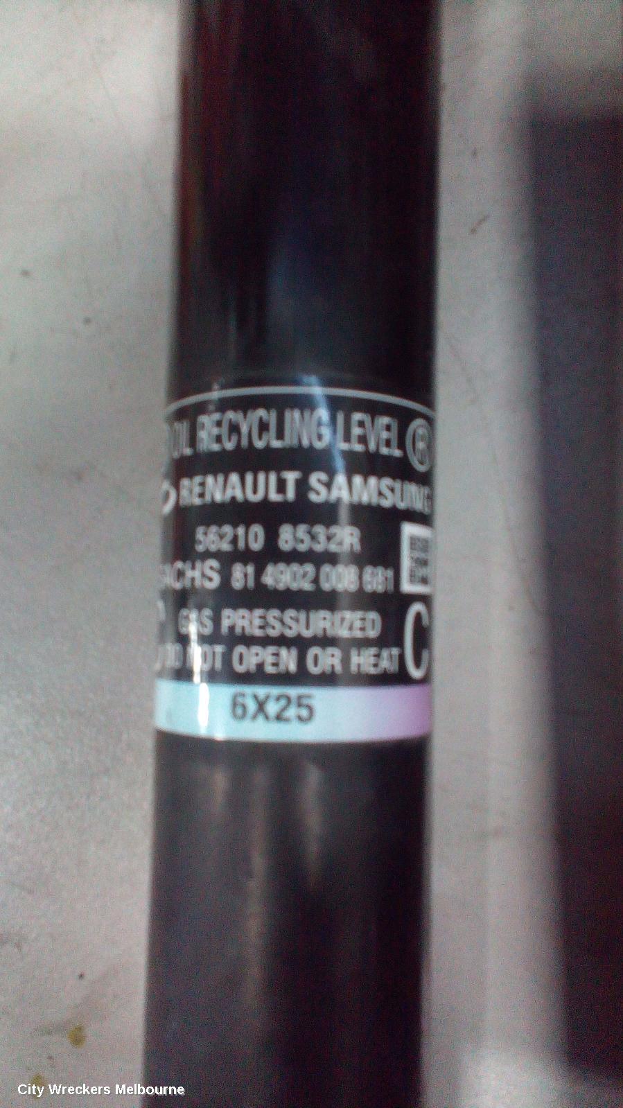 RENAULT KALEOS RIGHT REAR STRUT, XZG, 05/2016 ONWARDS