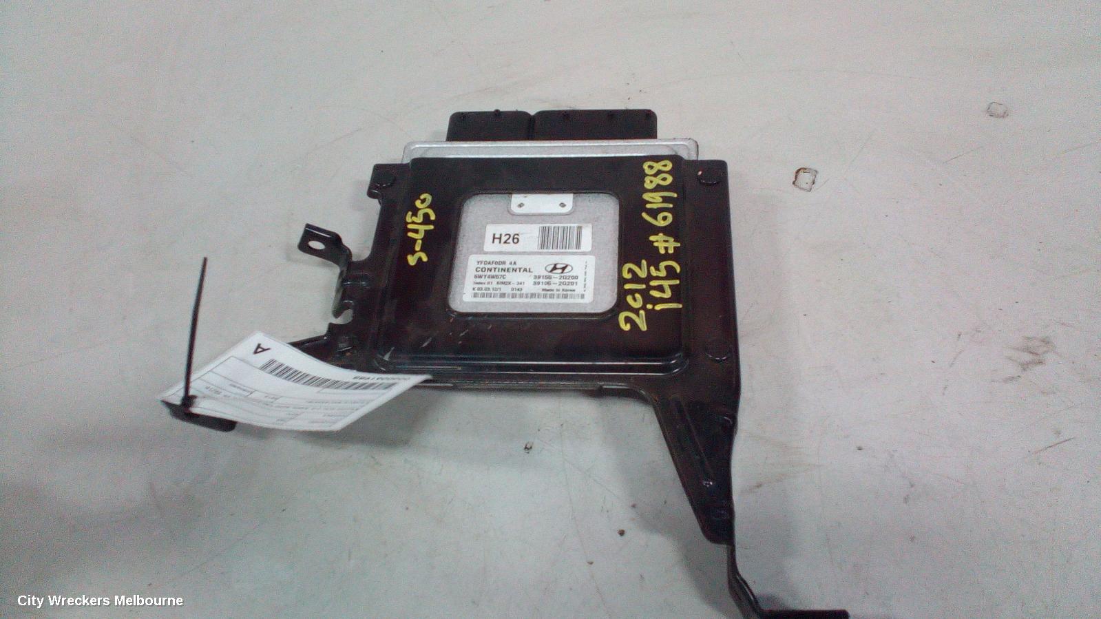 HYUNDAI I45 ECU, ENGINE ECU, 2.0, G4KD, AUTO T/M, ECU ONLY, YF, 02/2010 - 04/2014