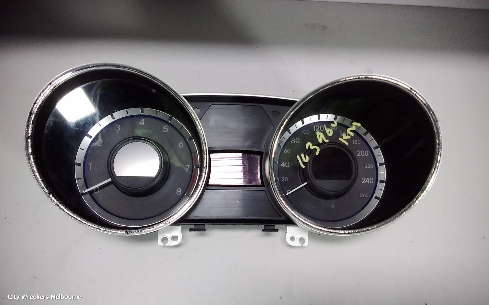 HYUNDAI I45 INSTRUMENT CLUSTER, INSTRUMENT CLUSTER, AUTO T/M TYPE, YF, 02/2010 - 04/2014