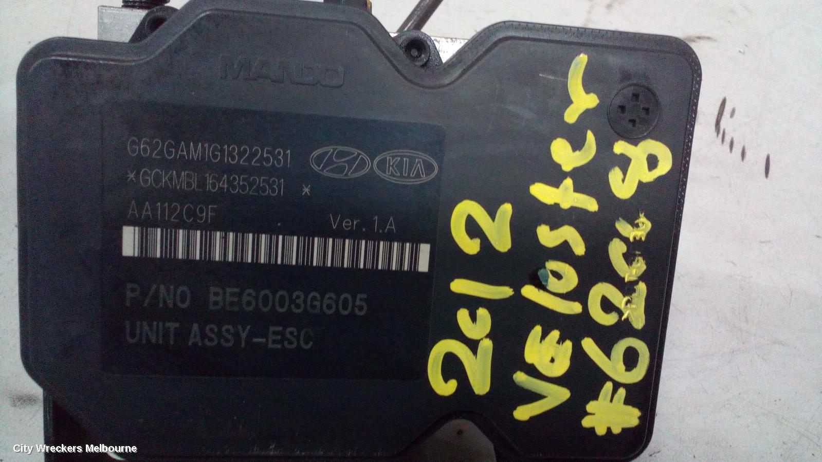 HYUNDAI VELOSTER ABS PUMP/MODULATOR, FS, NON TURBO, 04/2012 - 02/2018