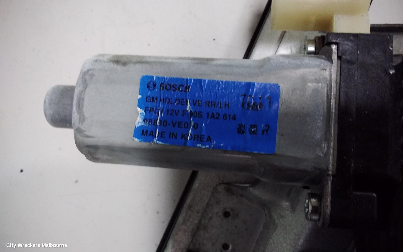 HOLDEN COMMODORE LEFT REAR WND REG/MOTOR, VE-VF, WAGON, 08/2006 - 12/2017