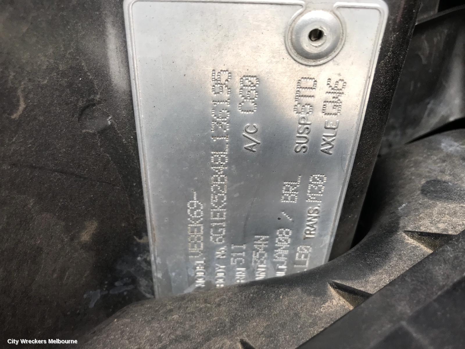 HOLDEN COMMODORE A/C CONDENSER, VE SI, 08/2006 - 08/2010