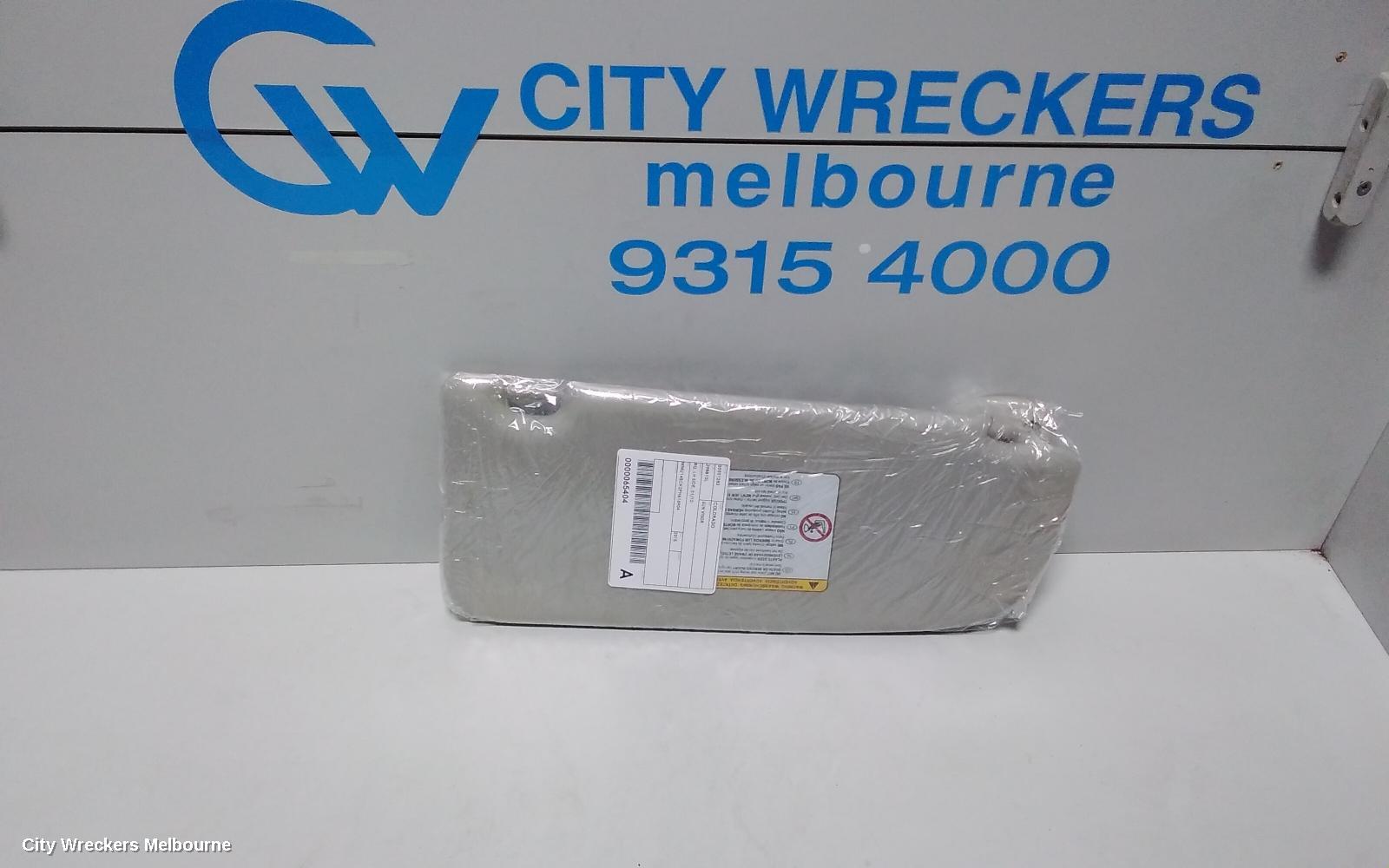 HOLDEN COLORADO SUNVISOR, RG, LH SIDE, 01/2012 ONWARDS