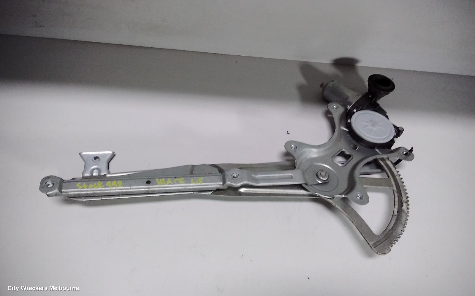TOYOTA HIACE LEFT FRONT WINDOW REG/MOTOR, DOOR REG AND MOTOR ASSY, TRH/KDH, 03/2005 - 04/2019